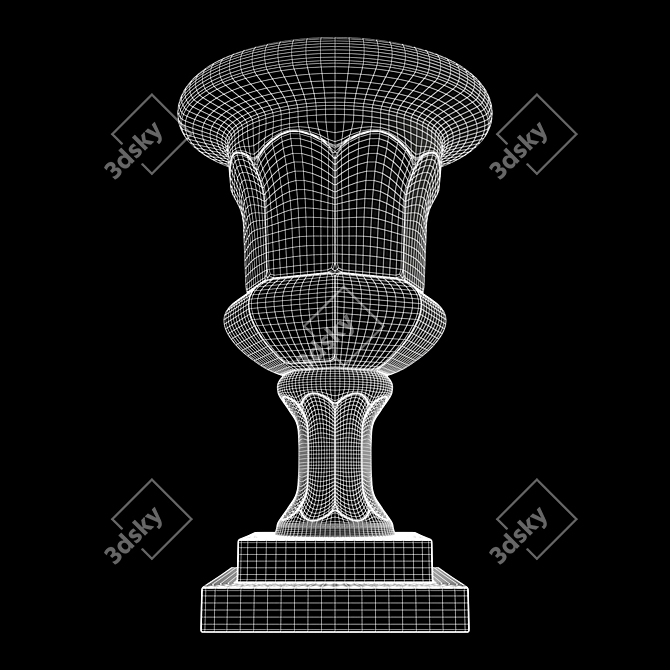 Radiant Glow Tealight Holder 3D model image 4