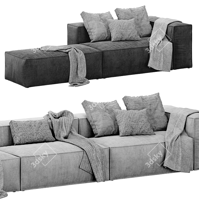 COSIMA Modular Sofa Set by Bolia 3D model image 4