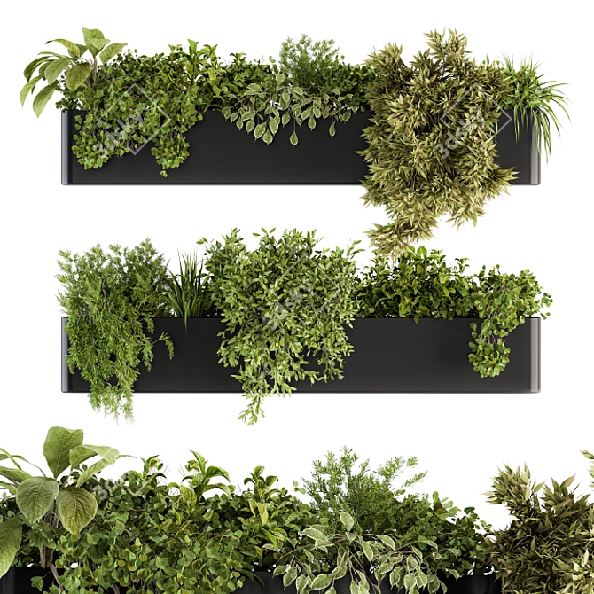 Wildgreen Hangorama - Indoor Hanging Plant Set 3D model image 1