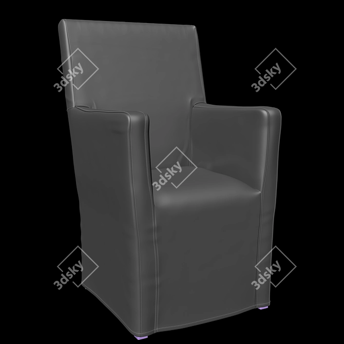 Stylish V-Ray Armchair: Max 2016 3D model image 5