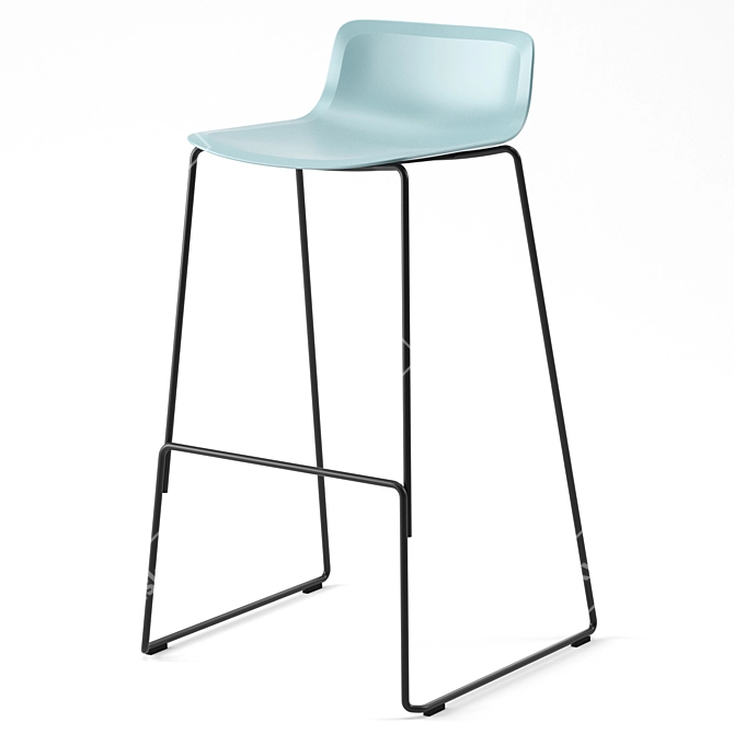 Modern Pato Stool: Sleek Design, Superior Comfort 3D model image 4