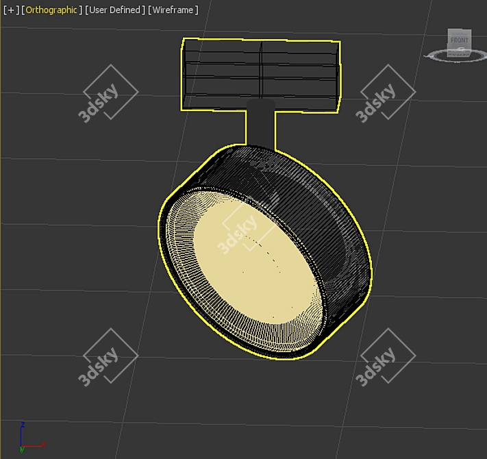 SOL BRASS RING LED SPOTLIGHT 3D model image 5