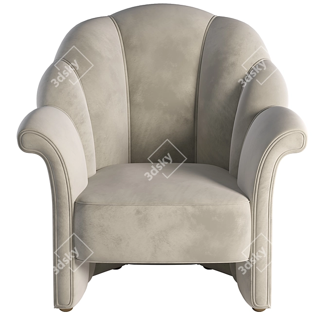 Modern Armchair: 3Ds Max 2014, Corona Render 3D model image 2