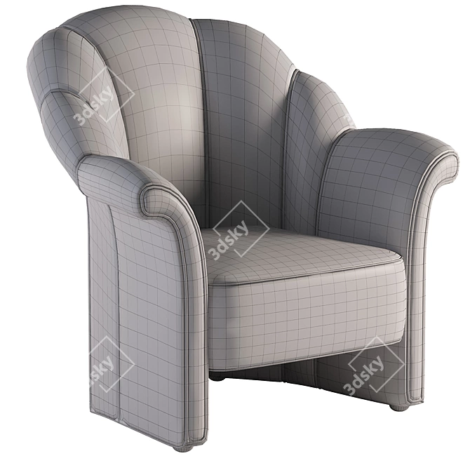 Modern Armchair: 3Ds Max 2014, Corona Render 3D model image 5