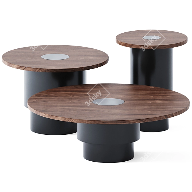 Elegant Rondo Coffee Tables for Perfectly Styled Spaces 3D model image 1