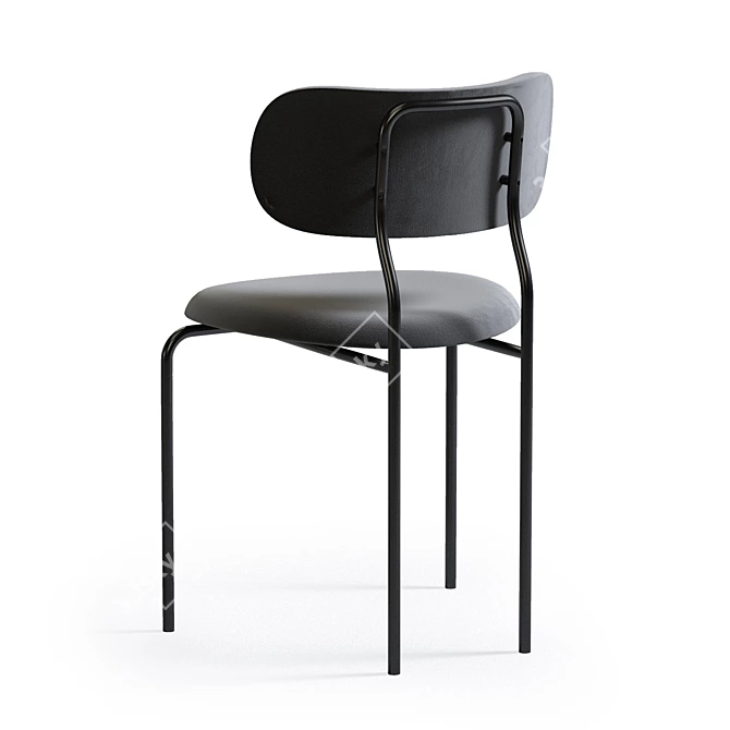 GUBI Coco Dining Chair: Sleek & Stylish 3D model image 6