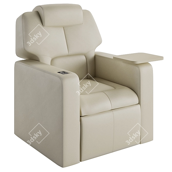 Luxury Hollywood Cinema Seating 3D model image 1