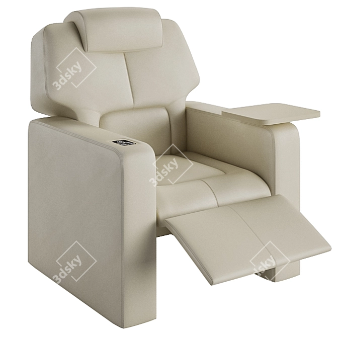 Luxury Hollywood Cinema Seating 3D model image 2