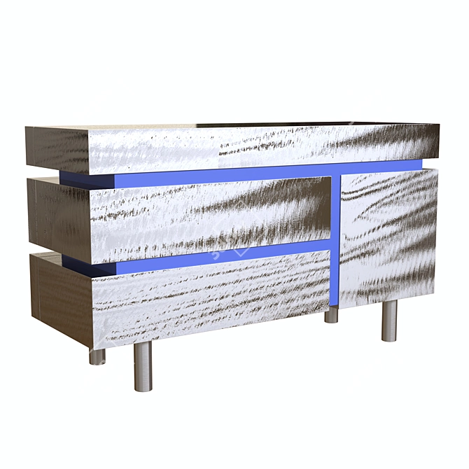 Geometric Elegance: NOOM Sideboard 3D model image 6