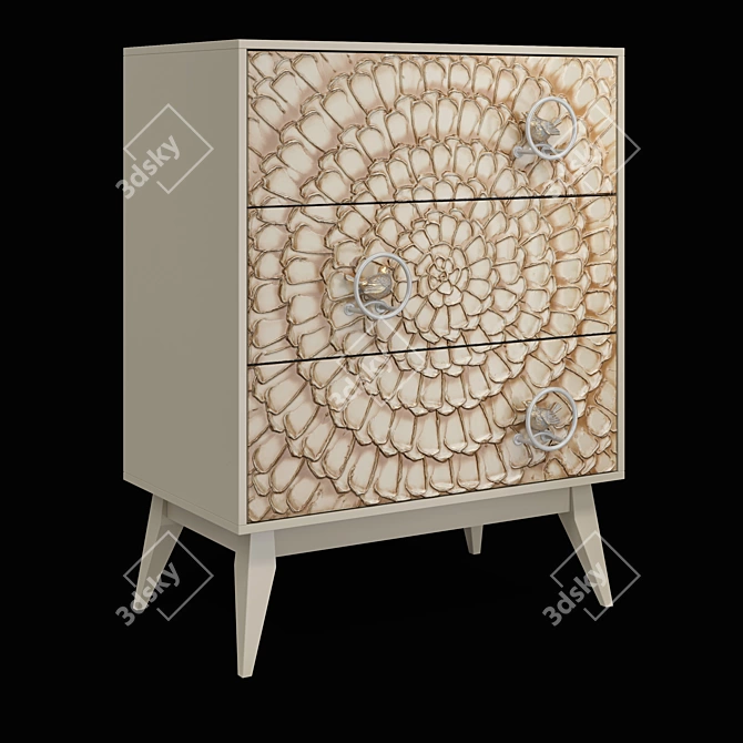 Terra-4.ohm Chest: MDF, Steel, Marble. 3D model image 3