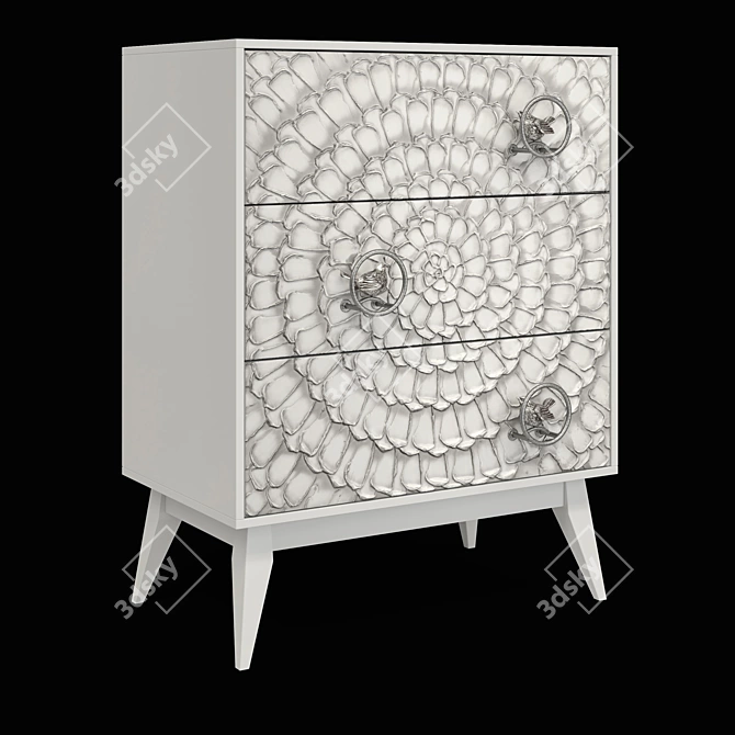 Terra-4.ohm Chest: MDF, Steel, Marble. 3D model image 5
