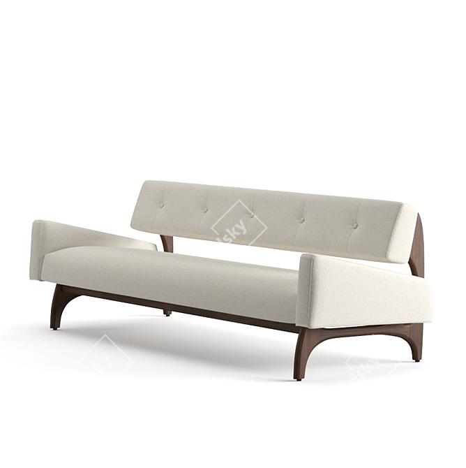 Canadian Modern Sofa: Craft Associates 1601 3D model image 1