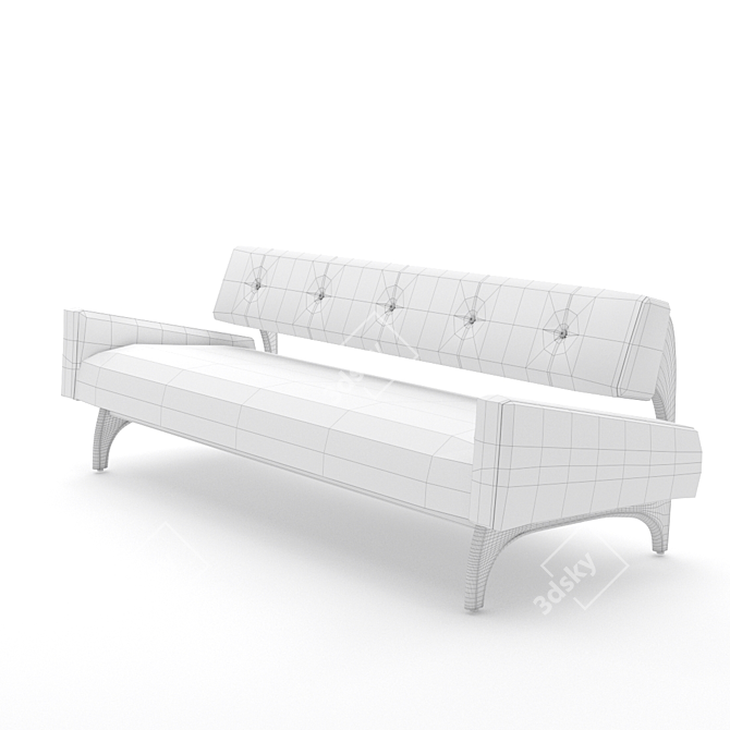 Canadian Modern Sofa: Craft Associates 1601 3D model image 3