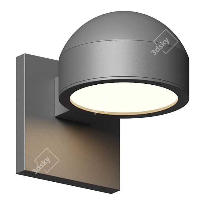 Sonneman Reals: Elegant Outdoor Downlight 3D model image 2