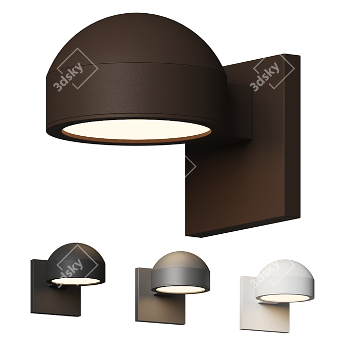 Sonneman Reals: Elegant Outdoor Downlight 3D model image 5