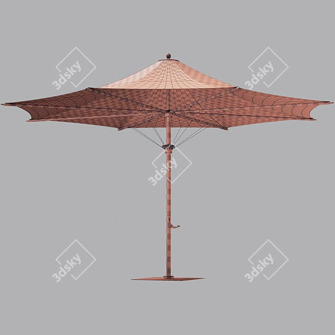 Striking Ocean Master Max Octagon Parasol 3D model image 7