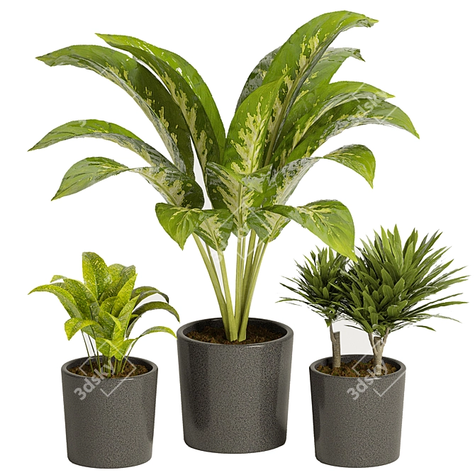 Greenery Delight: Plants Collection 3D model image 4