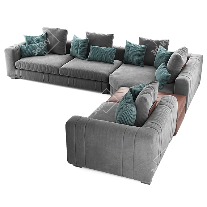 Lapo Modular Sofa: Stylish and Versatile 3D model image 3