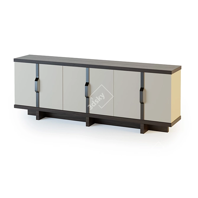 Elegant Abington Credenza: Timeless Beauty 3D model image 2