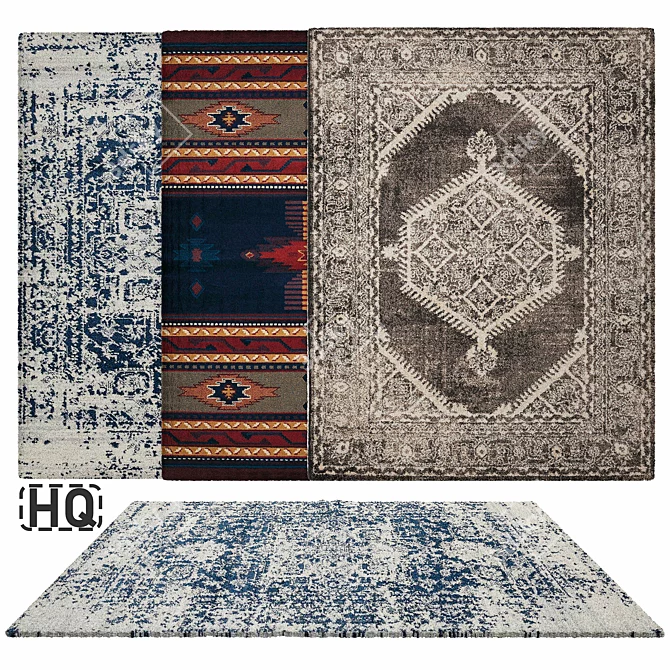  Luxury Collection: XL Rug 2900x2200mm 3D model image 1
