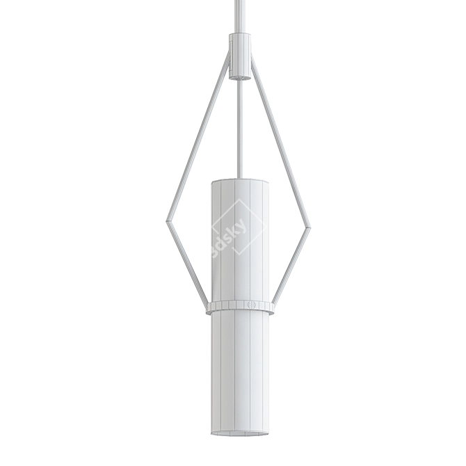 Raef 1Lt Pendant: Elegant and Versatile Lighting 3D model image 2