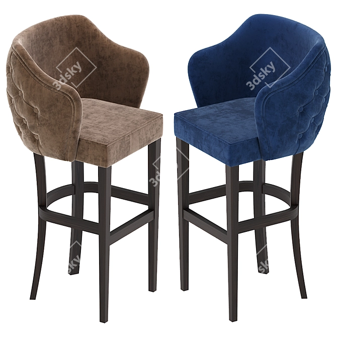 Sleek 2013 Barstool 3D model image 4