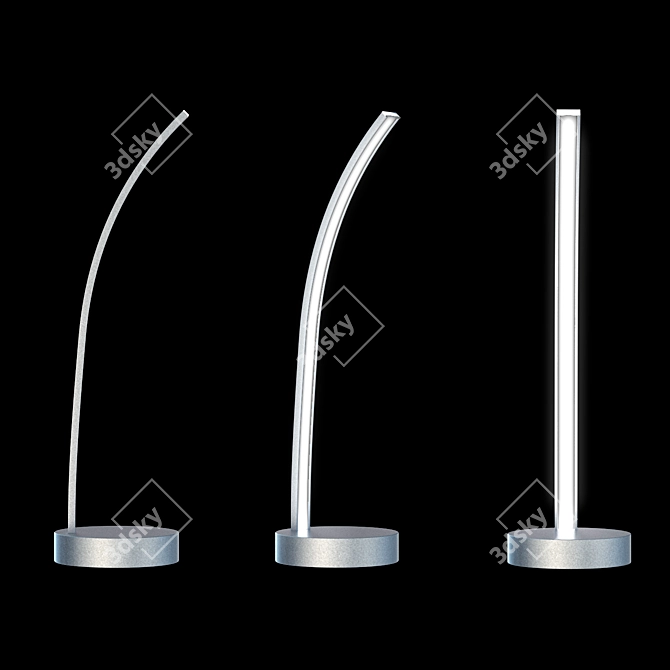 Title: Minimalist Health-Smart Wall Sconce 3D model image 3