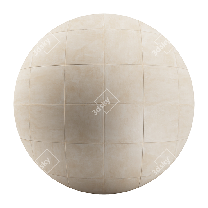 Rustic Rope Cement Tile | 12 Textures | 4x4 Size 3D model image 1