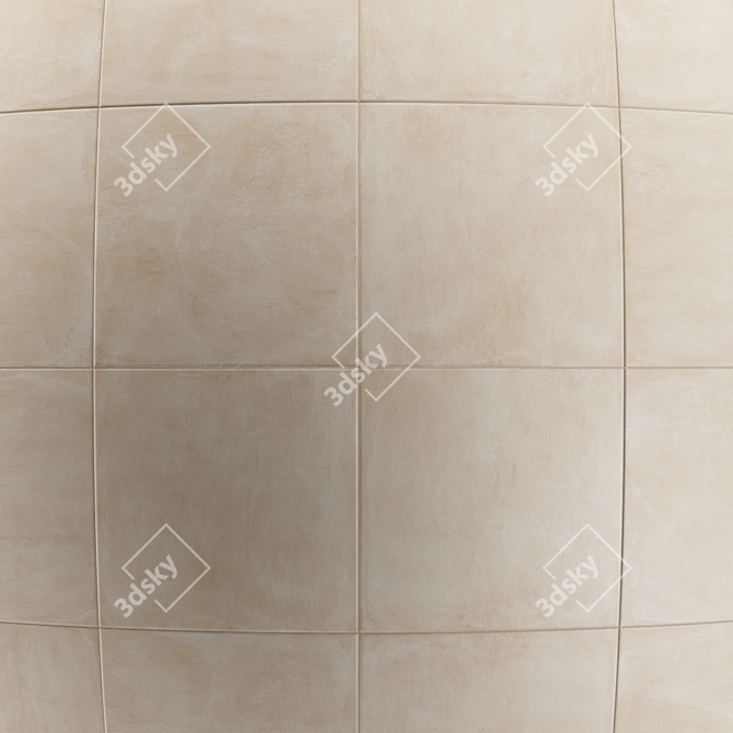 Rustic Rope Cement Tile | 12 Textures | 4x4 Size 3D model image 2