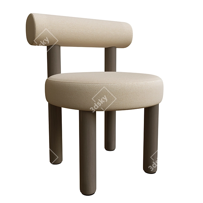 NOOM Gropius CS2 Chair: Modernist Design 3D model image 1