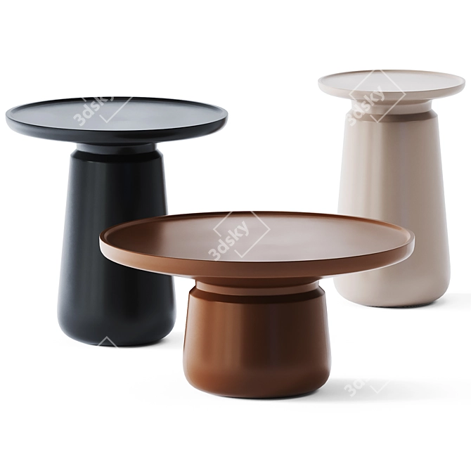 Elegant Coffee Side Tables: Altana by MMairo 3D model image 2