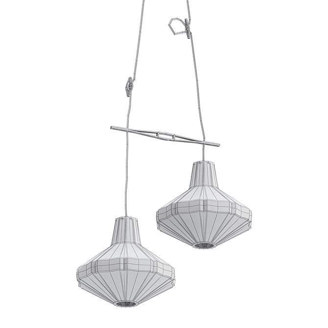 Scandinavian Elegance: Swedish Ceiling Lamp 3D model image 2