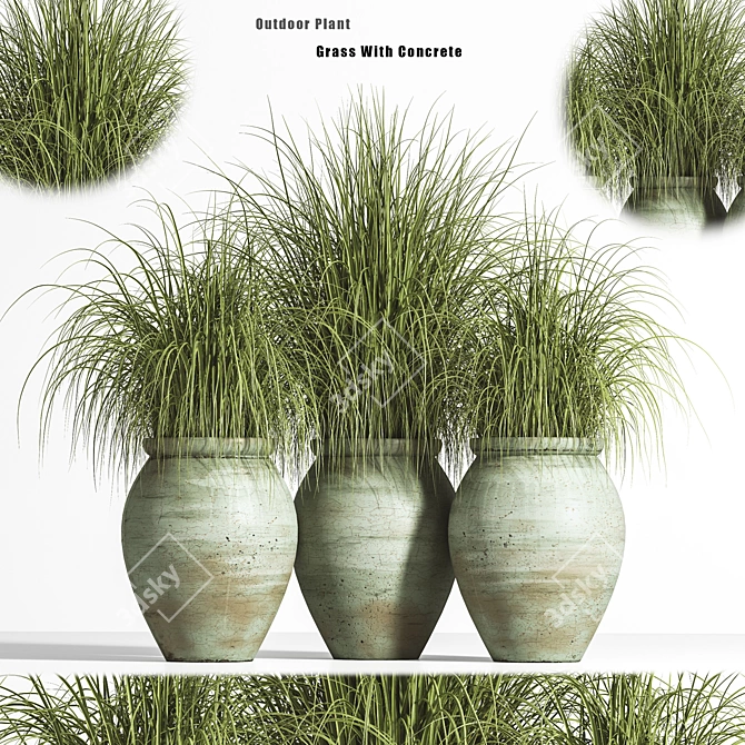 2015 Outdoor Plant Set - Premium Quality 3D model image 1