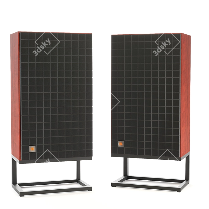 Ultra Bass Stand Speakers 3D model image 10