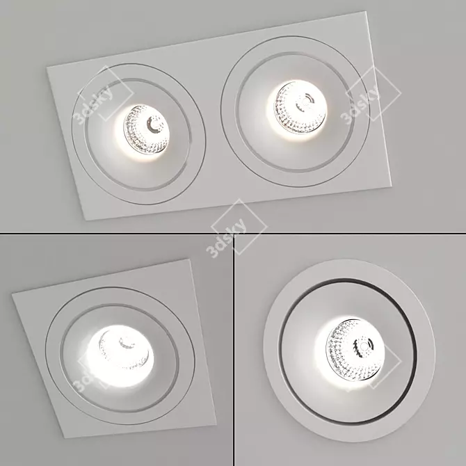 Modern LED ORBITA Collection - Stylish and Efficient Lighting 3D model image 6