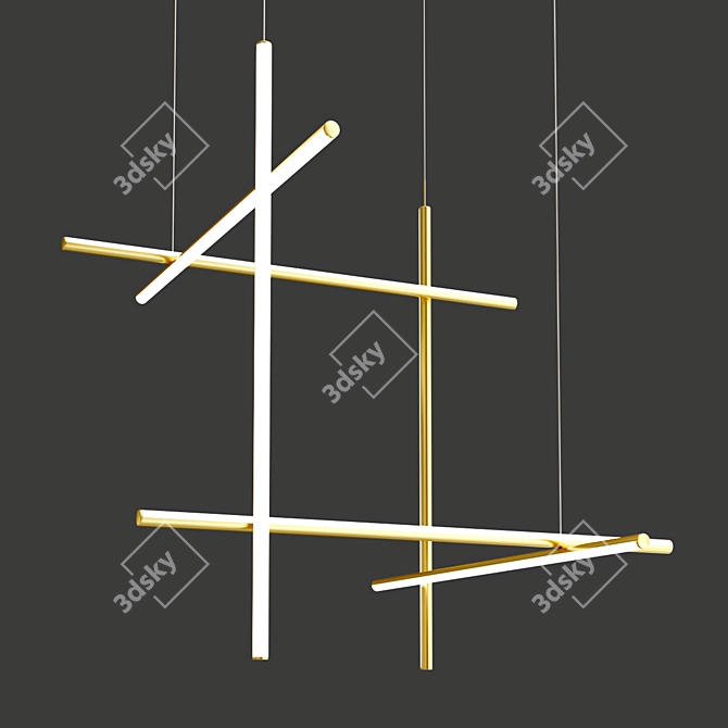 Sophisticated Pendant Lighting: COORDINATES Collection 3D model image 5