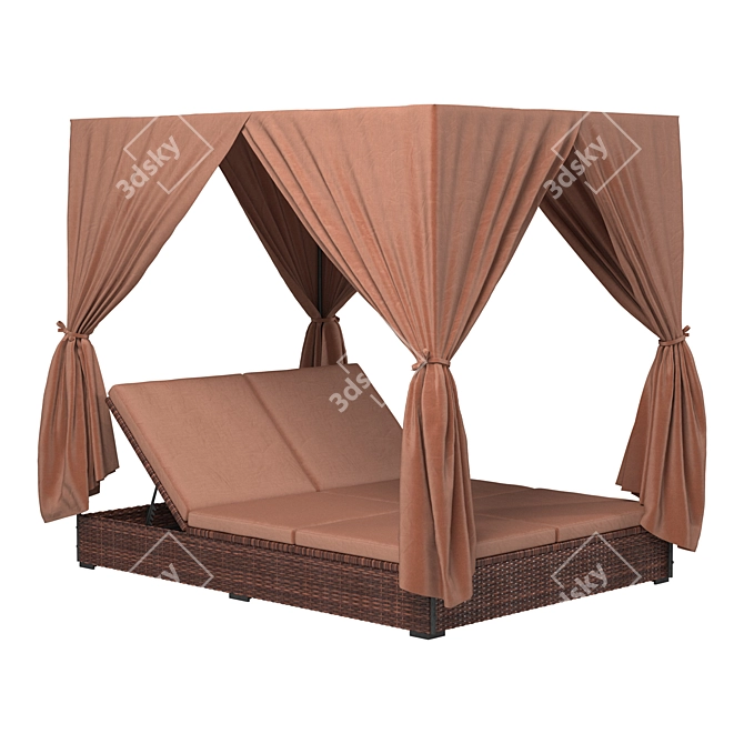 Outdoor Oasis Patio Set 3D model image 1