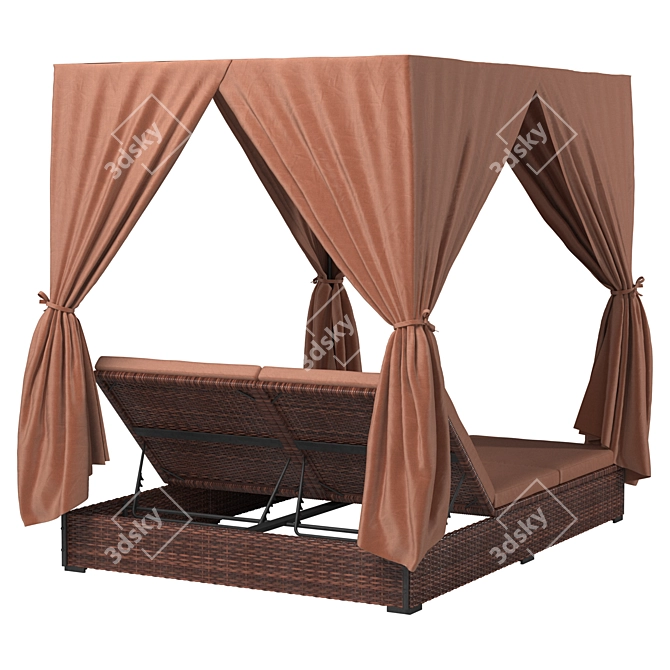 Outdoor Oasis Patio Set 3D model image 2