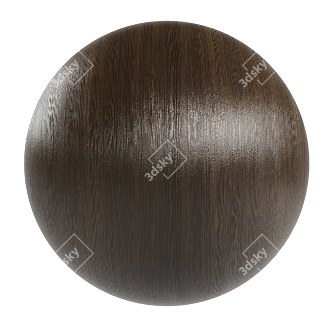 Mario Oak Brown: High-Quality Wood Texture 3D model image 1