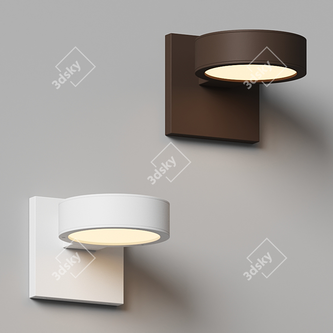 Title: Reals Outdoor Downlight - Minimalistic Elegance 3D model image 4