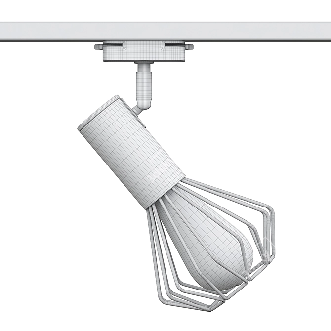 Modern Loft Track Lamp 3D model image 2