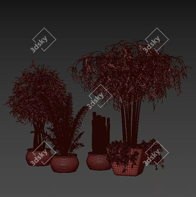 Lush Greenery Collection: Vol 02 3D model image 5