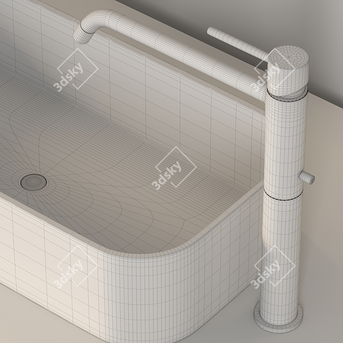 GESSI Faucet: Stylish Bathroom Furniture 3D model image 5