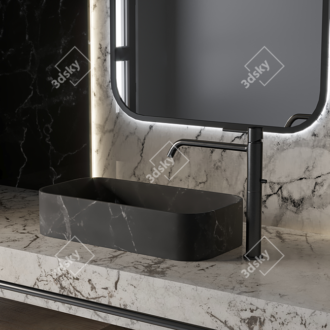 GESSI Faucet: Stylish Bathroom Furniture 3D model image 7