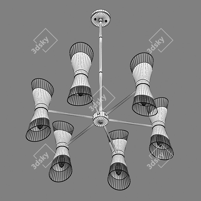 Strato Lightstar Pendant Chandelier 3D model image 3