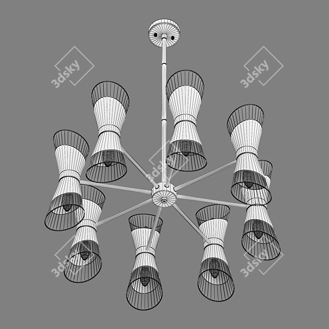 81716x Strato Lightstar Chandelier 3D model image 3