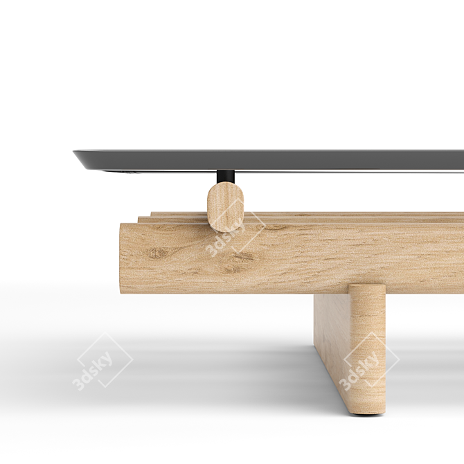 Modern Minimalist Coffee Tables 3D model image 3