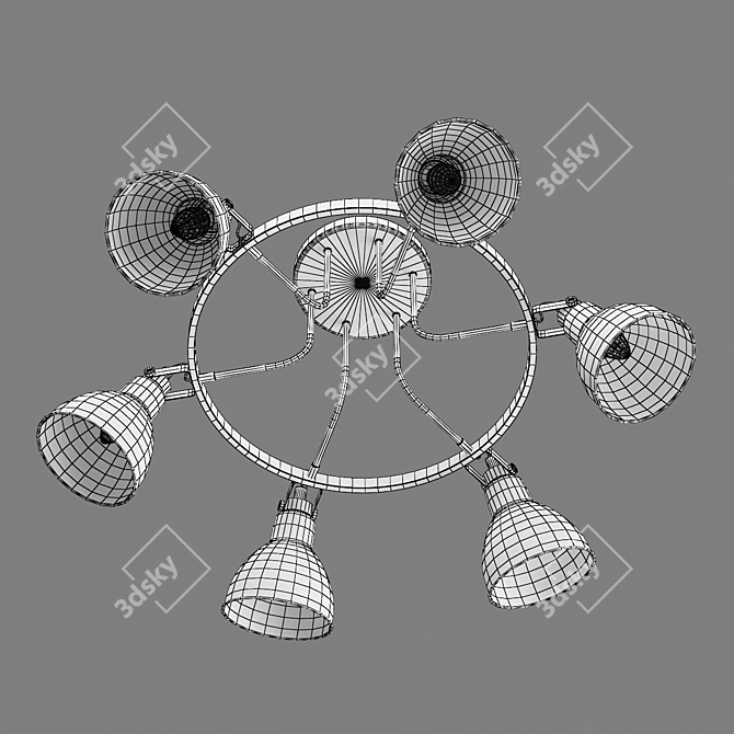 Stunning Acrobata Lightstar Chandelier 3D model image 3