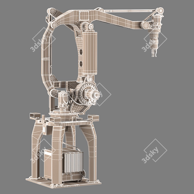 Fanuc M 410B: Highly Efficient Industrial Robot 3D model image 6