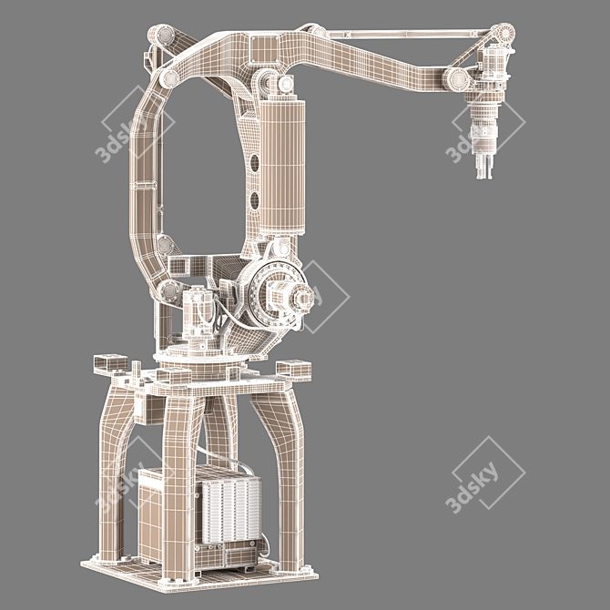 Fanuc M 410B: Highly Efficient Industrial Robot 3D model image 7